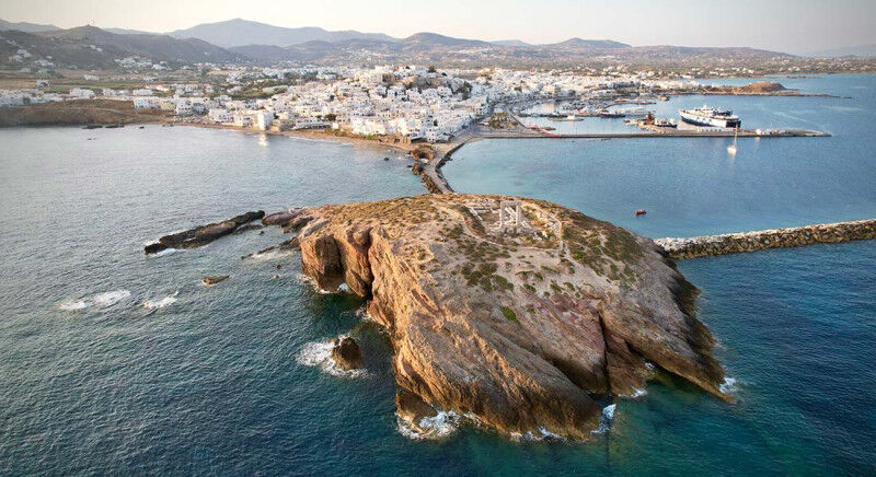 The small island of Palatia off Naxos has been investigated by the researchers. 