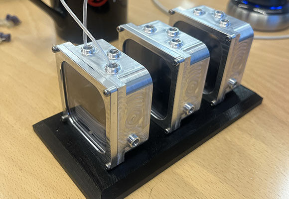 Prototype anaerobizer units which can be coupled to culturing units with intesti